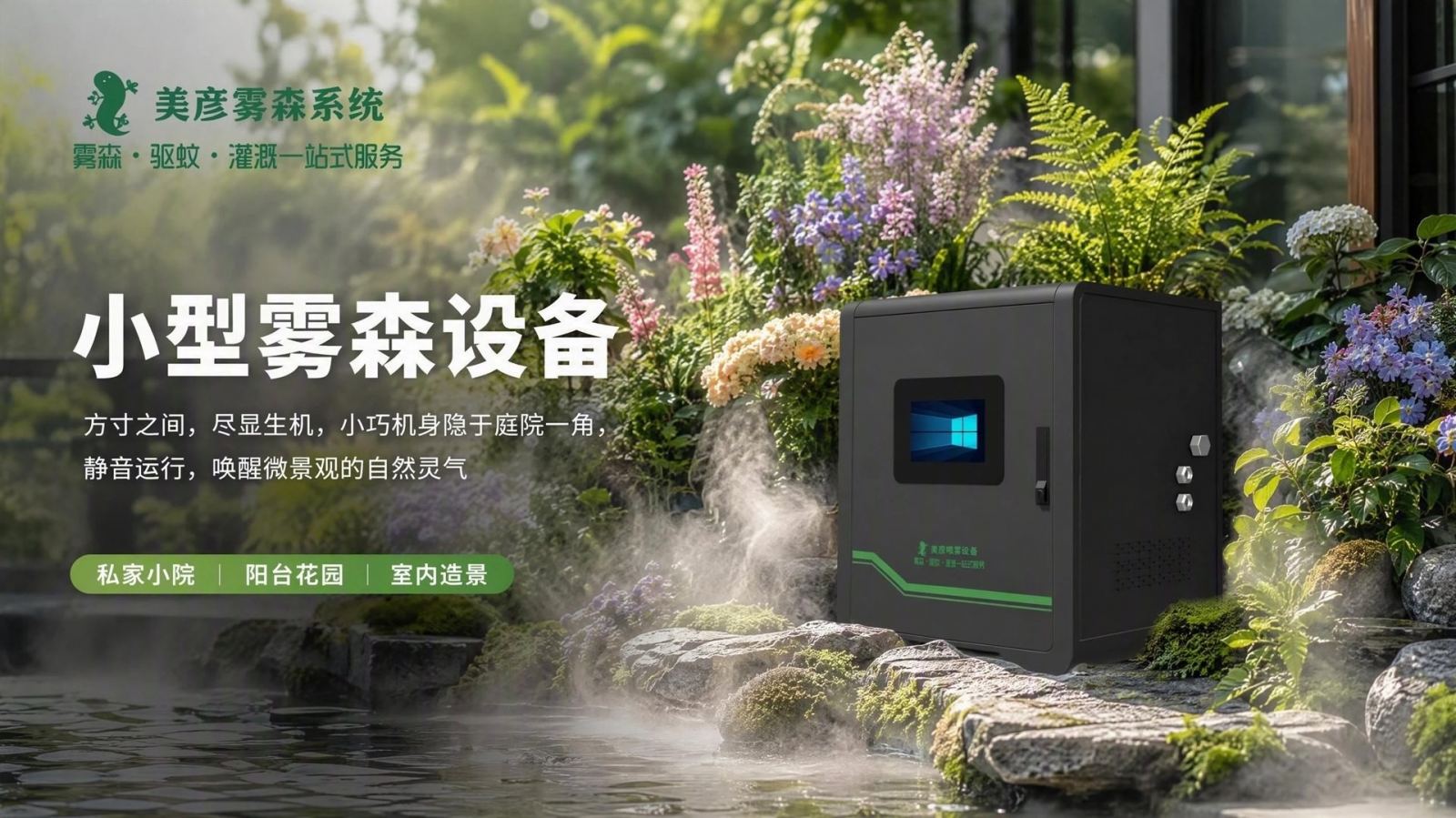 上海黄浦花园庭院驱蚊系统